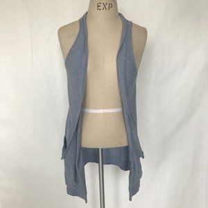 Banana Republic Open Sweater Vest Blue 100% Cotton